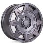 Легковой диск Skill Wheels SV308 10x20 6x139,7 ET10 77,8 графит матовый + полированные спицы